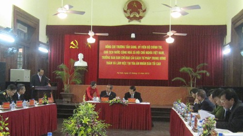 Court sector urged to continue judicial reform - ảnh 1